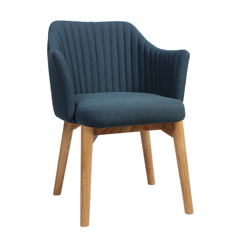 Coogee chair lightoak blue