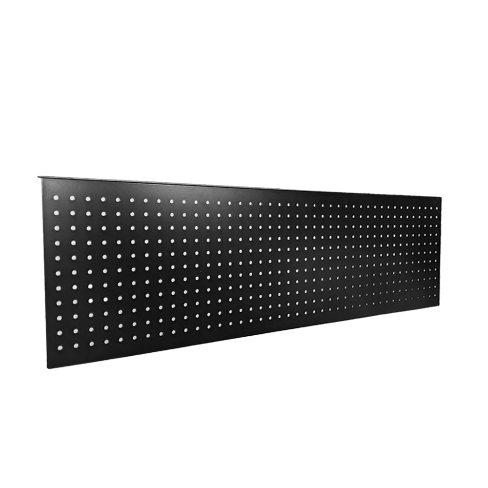 Black perforated modesty panel