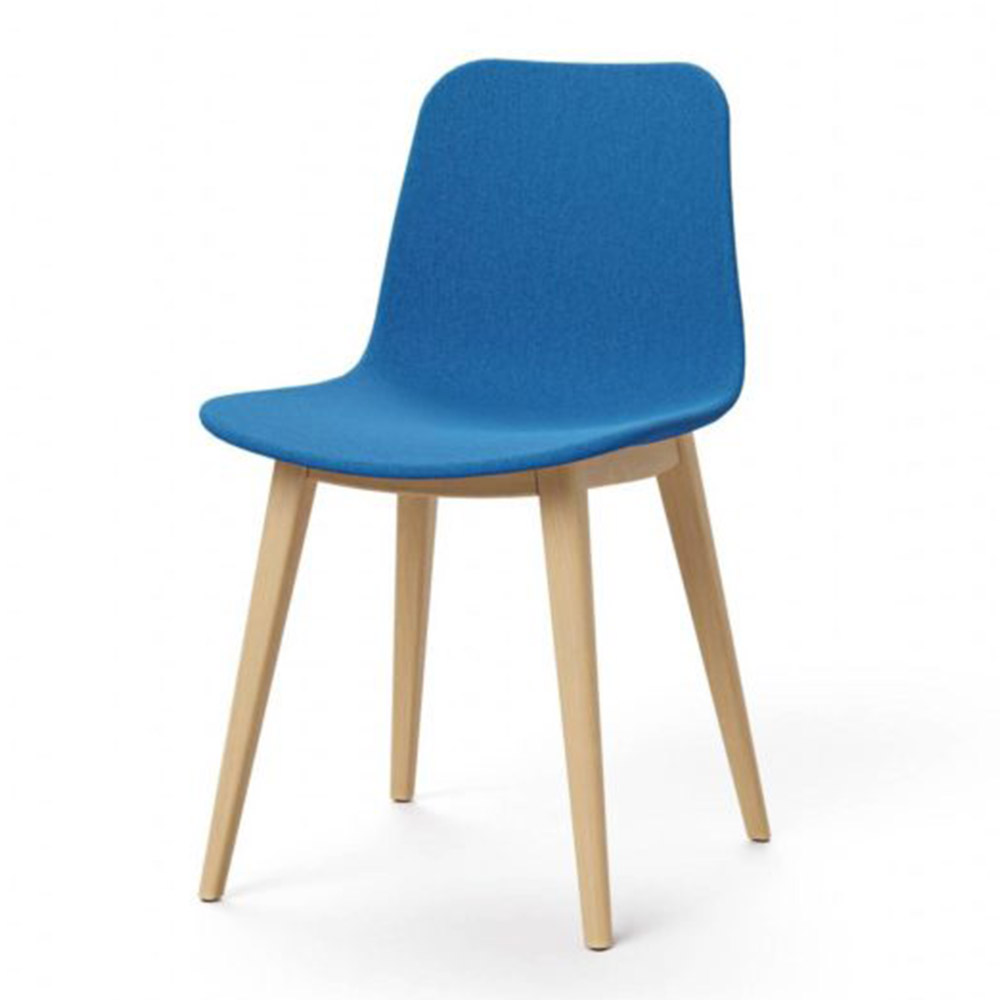 Marco upholstered timber leg chair