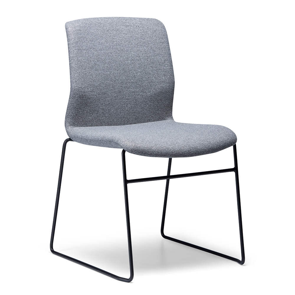 Elmo Sled Chair Grey