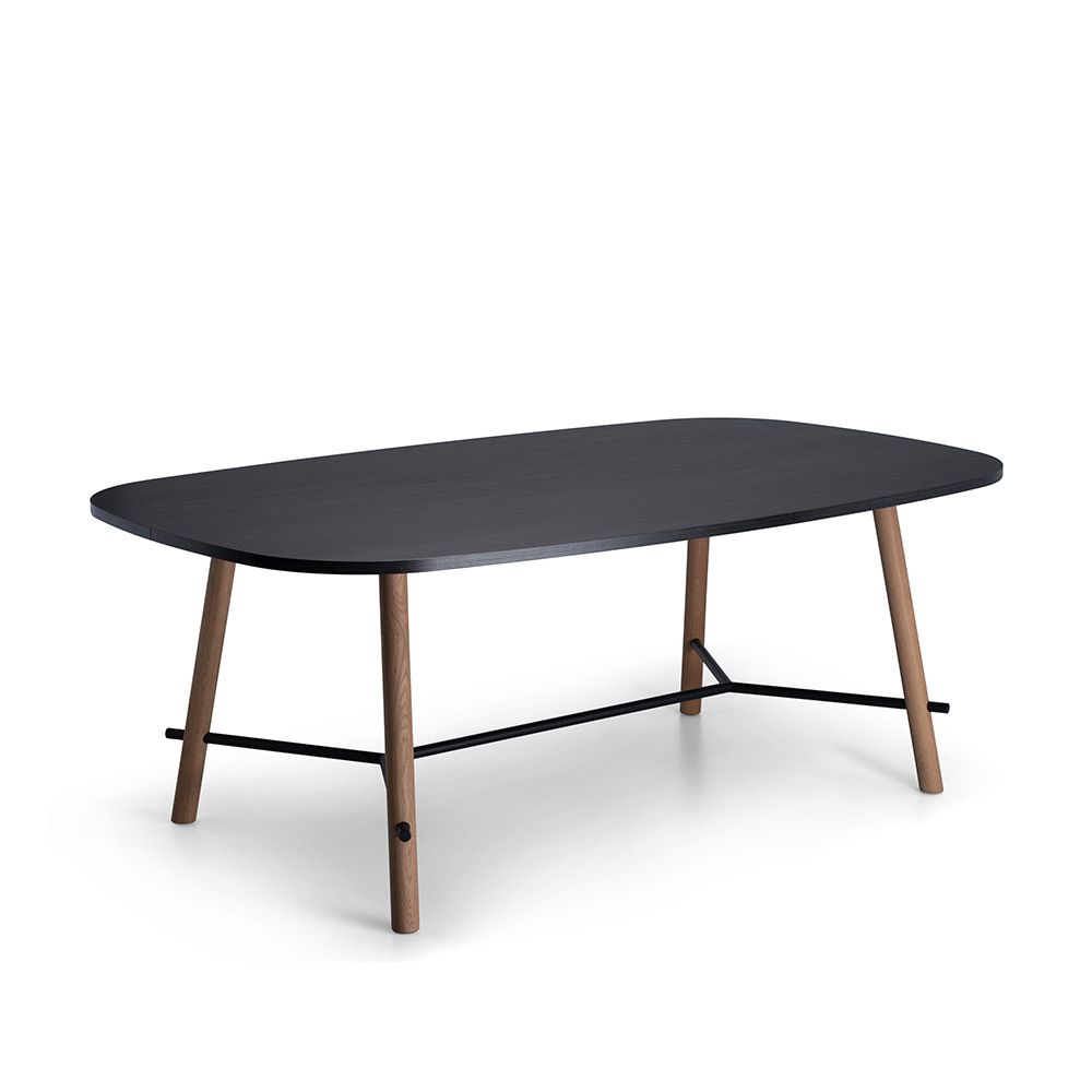 IDEO large Meeting Table Oak Legs