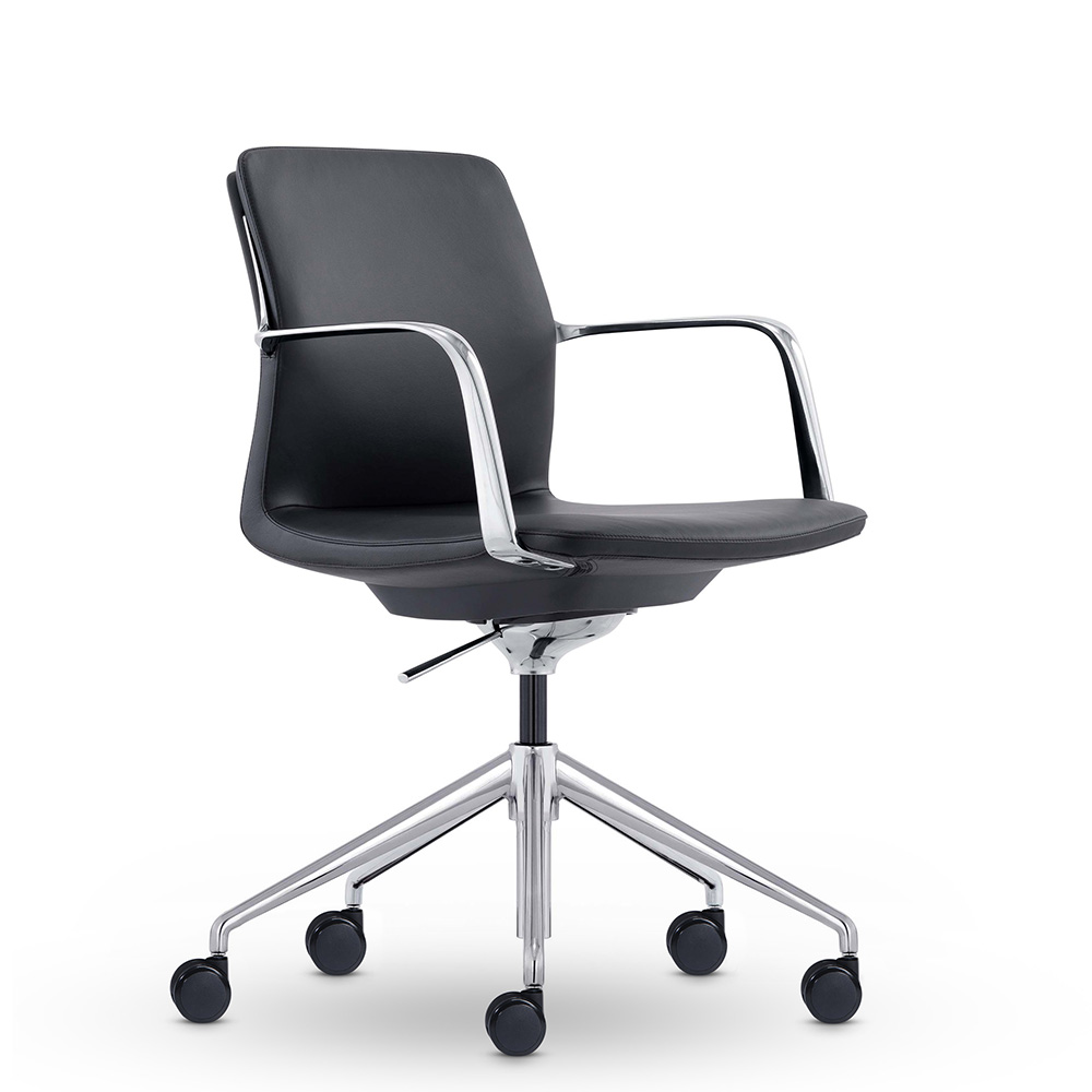 Million Medium Back Chair Black