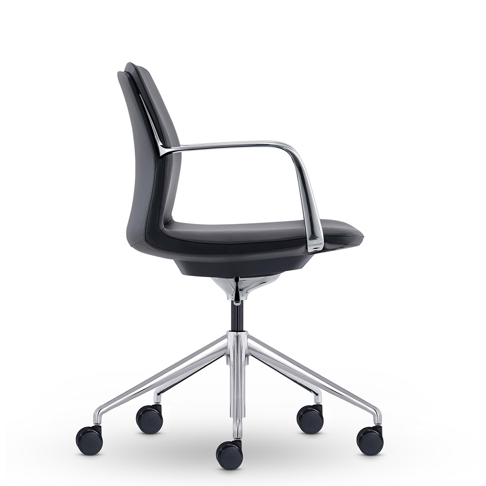 Million Medium Back Chair Black