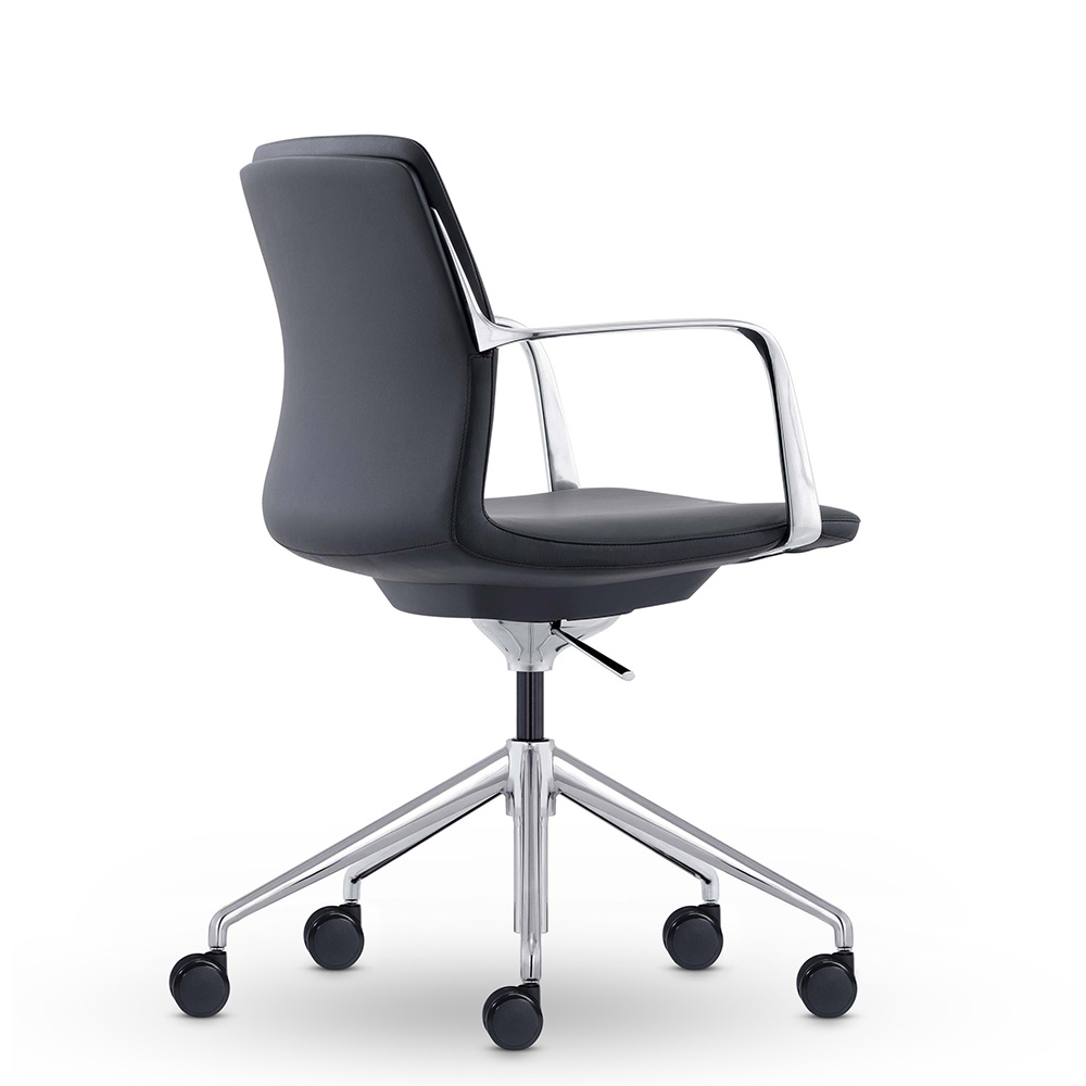 Million Medium Back Chair Black