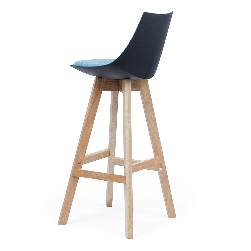 Luna Barstool with Oak Base