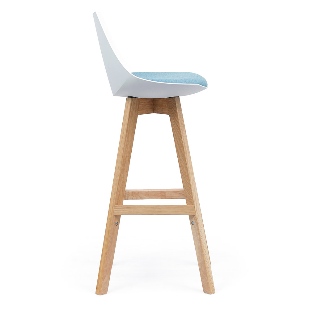 Luna Barstool with Oak Base