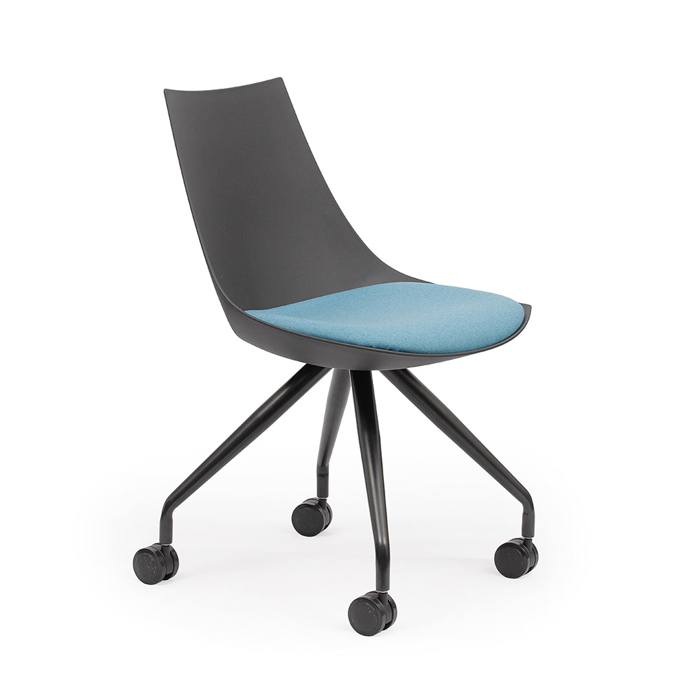 Luna Chair with Castor Base