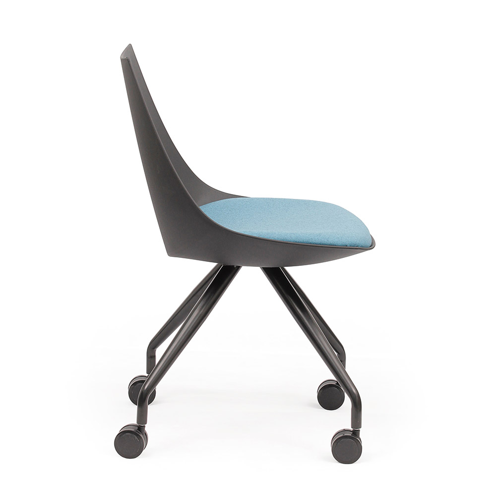 Luna Chair with Castor Base