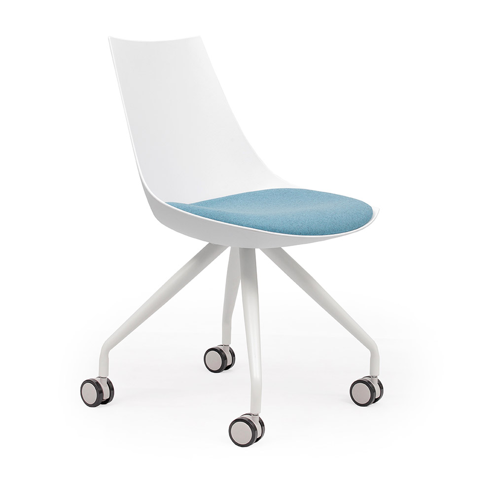 Luna Chair with Castor Base