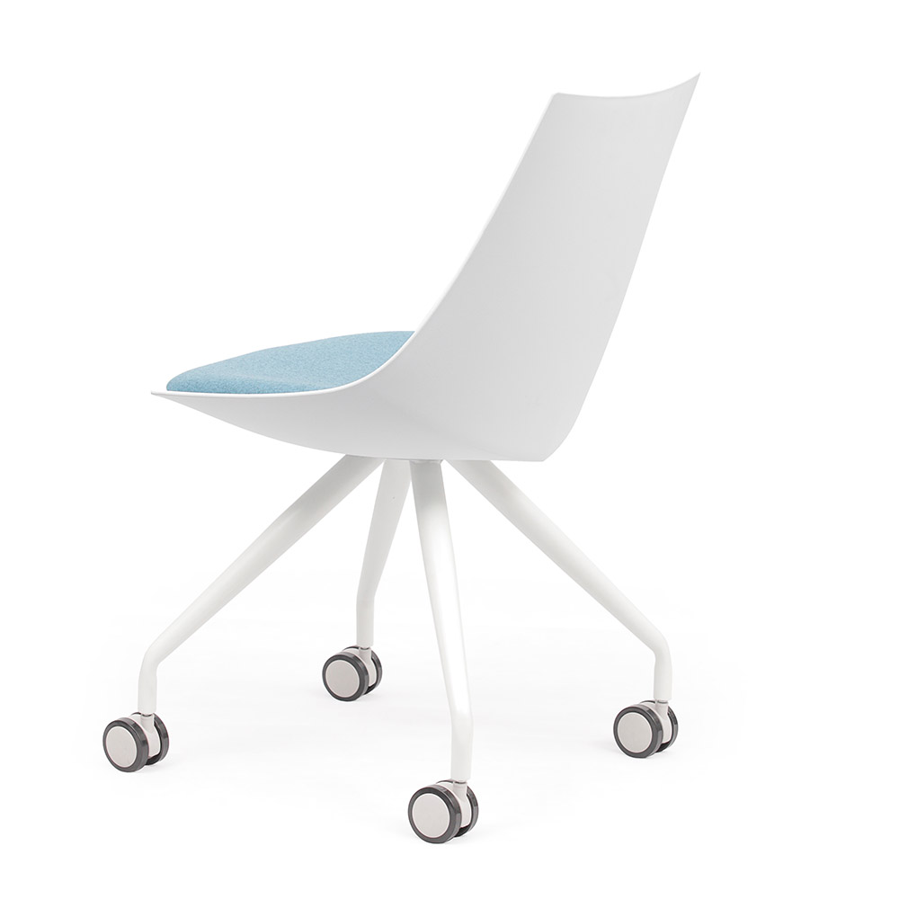 Luna Chair with Castor Base