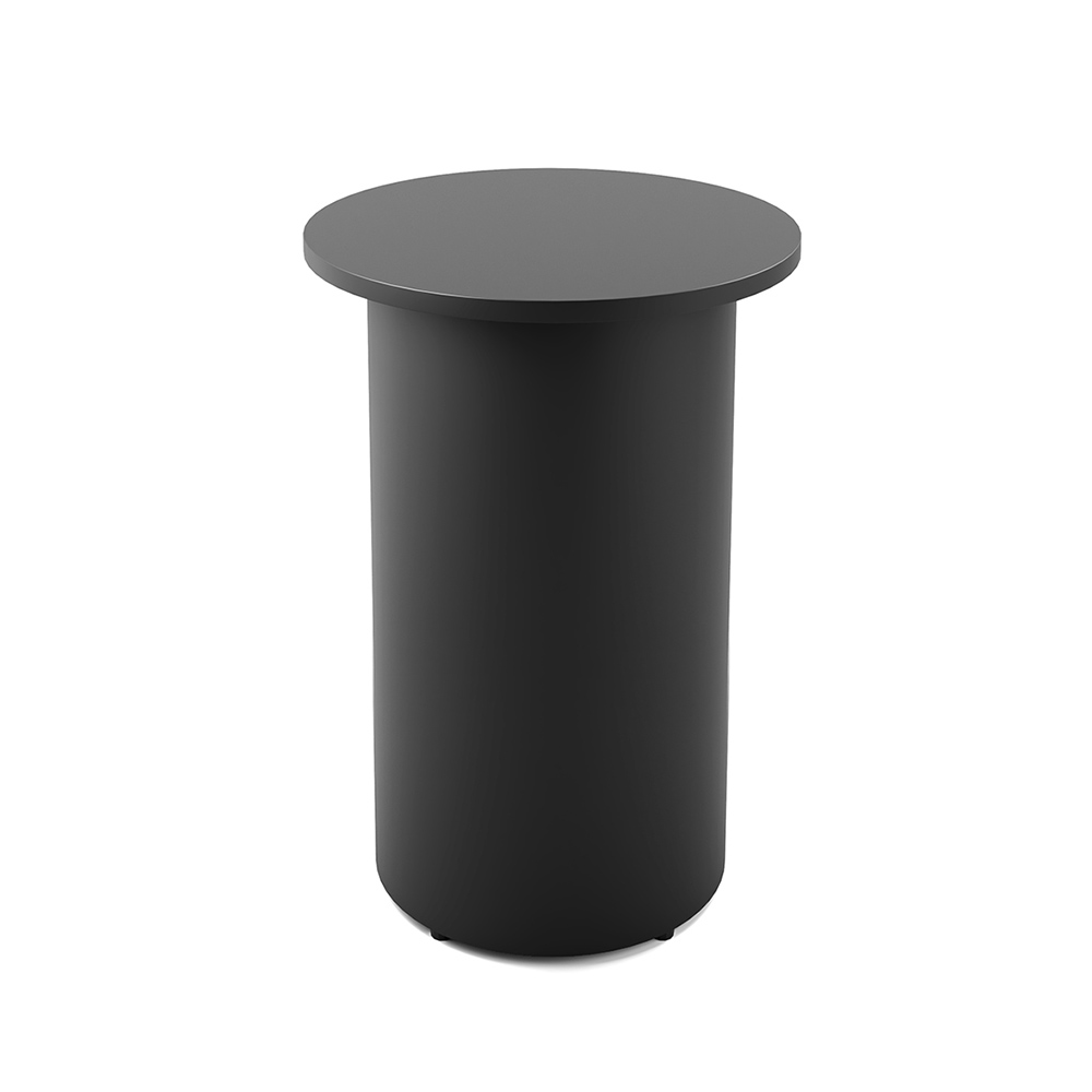 Drum Base Round High Bar Table