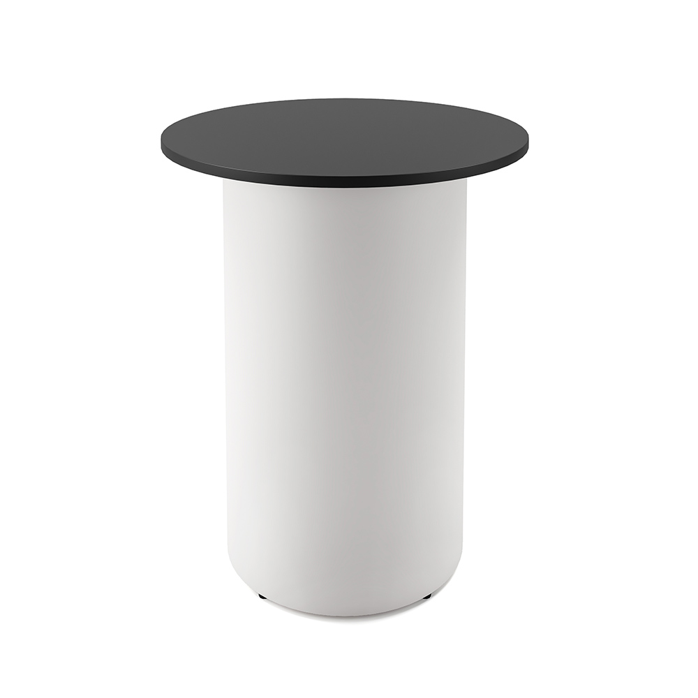 Drum Base Round High Bar Table