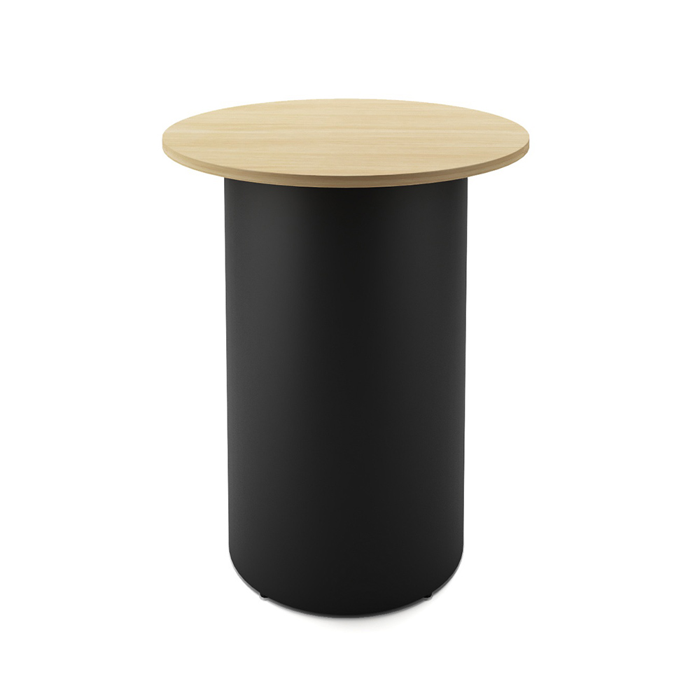 Drum Base Round High Bar Table